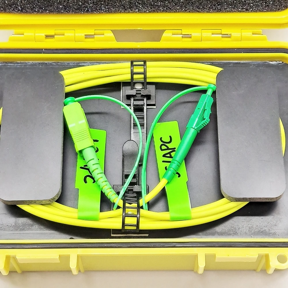 SC/APC-SC/UPC OTDR Dead Zone Eliminator,Fiber Rings 500M Optic Launch Cable Box 1Km 2Km SM 1310/1550nm