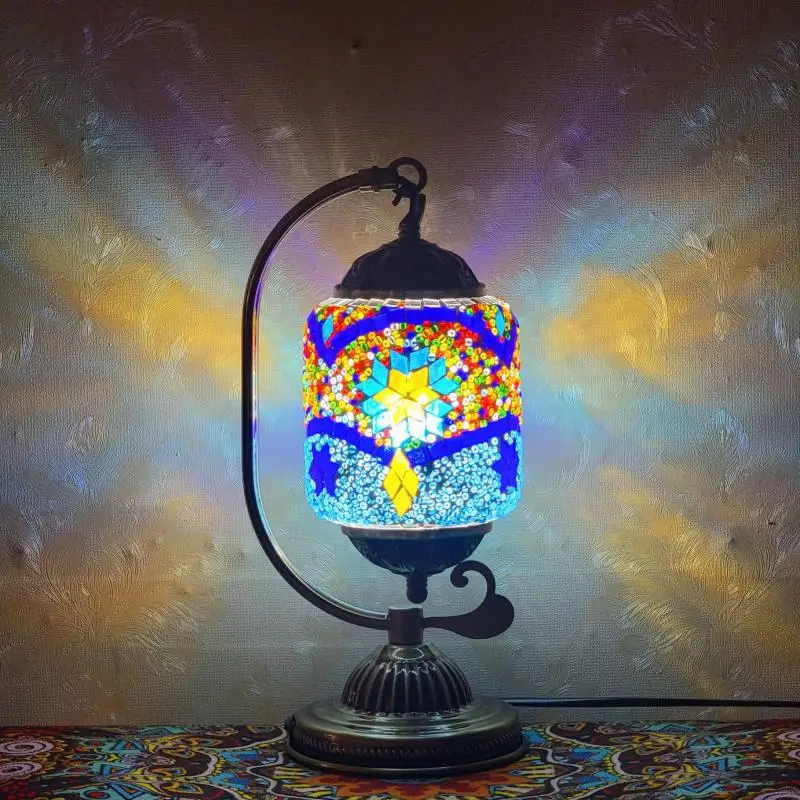 Марокканская лампа для спальни прикроватного столика украшения гостиной кафе