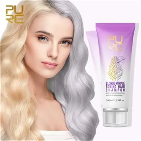 

PURC shampoo manufacturers wholesale after dyeing color repair silver white gray soft moist purple shampoo