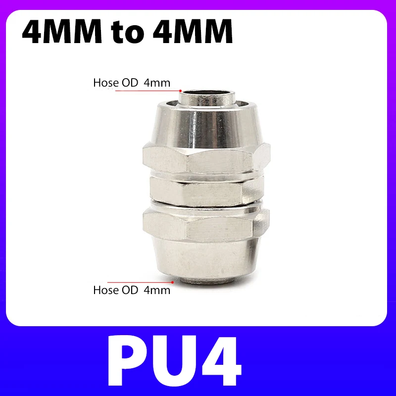 

Стопорная гайка прямого типа, пневматические фитинги для пневматической трубы, быстроразъемный соединитель из полиуретана PG 4 мм 6 8 10 12 14 16 мм