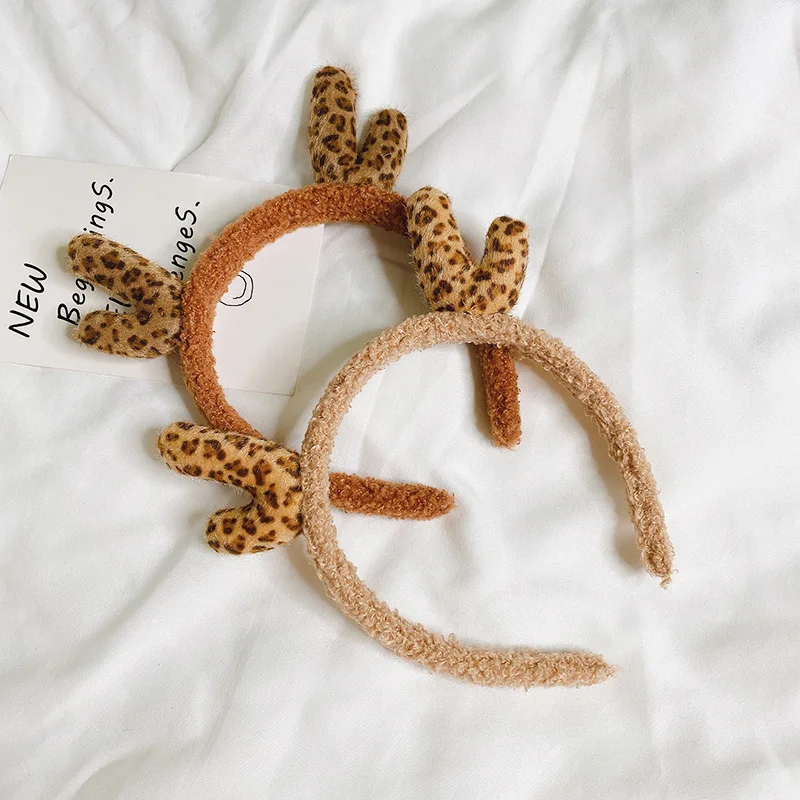 

Party Hair Clip Fashion Antlers Headband Cute Funny Headbands for Hair Woman Christmas Accessories Bands Band Tie Hoop New