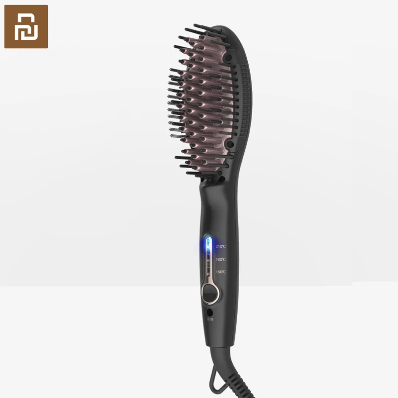

Xiaomi Pritech ZF1 Portable Temperature Regulating Straight Hair Comb Electric Hair Straightener Brush Curler Dry and Wet Uses
