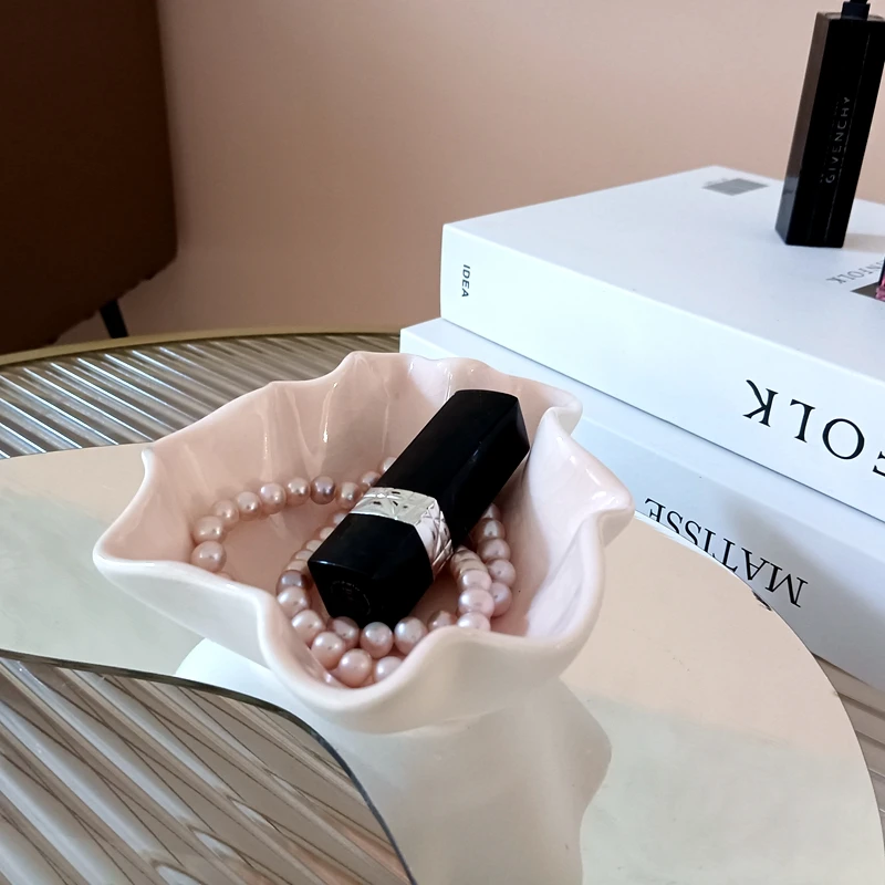 Керамические украшения в скандинавском стиле подносы для хранения еды 6 дюймов