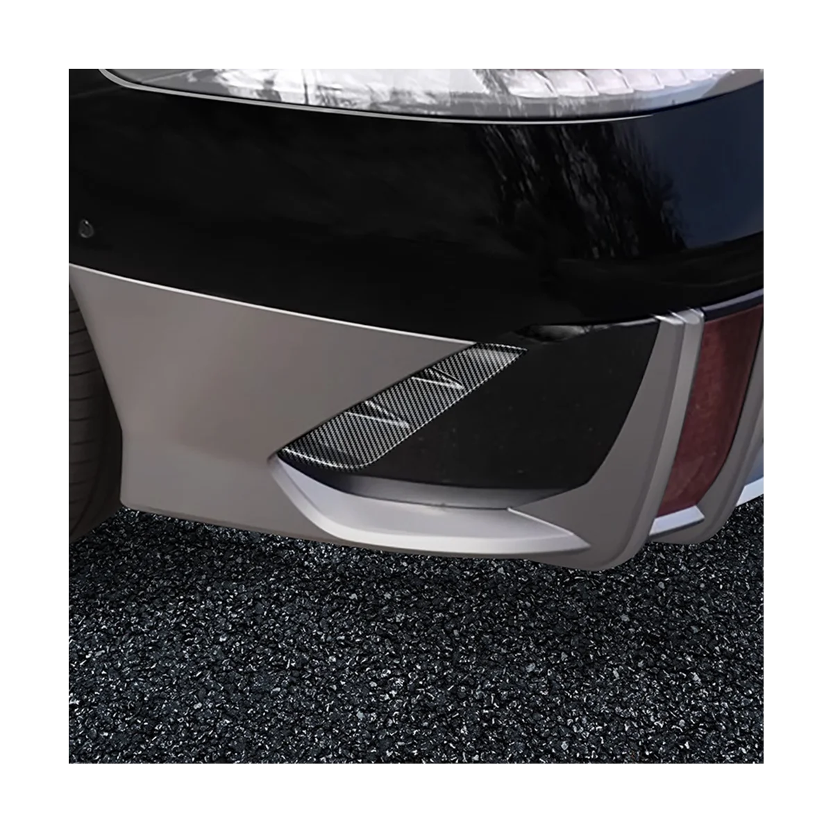 Отделка для бровей из углеродного волокна Аксессуары автомобилей IONIQ 6 2022-2023