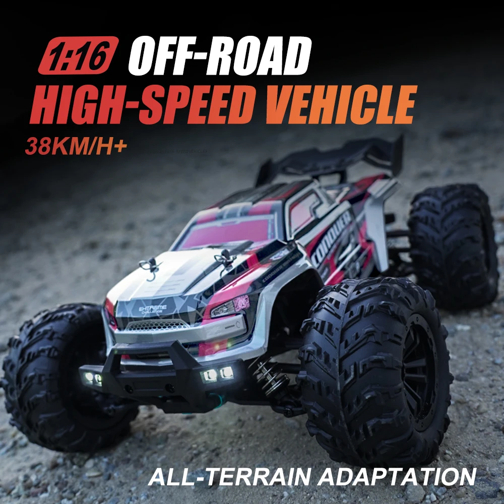 Фото 1:16 4WD RC Car 4x4 Off - Road High - Speed Drift Racing Truck Toy - 80KM/H Бесщеточный и 50KM/H Матовый для детей и взрослых Подарки №5