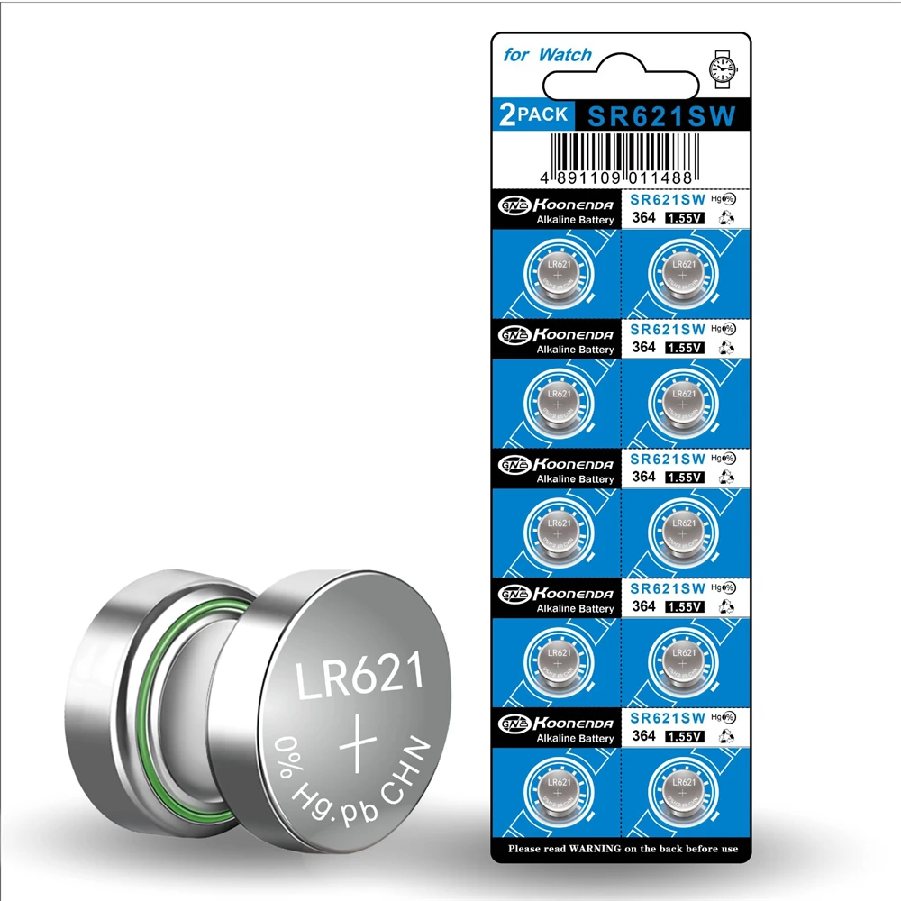 2-10 шт. AG1 LR621 364 V364 164 531 SR621 SR621SW SR60 CX60 1,55 В щелочная батарея для часов, ключ автомобиля, удаленная игрушка, кнопка, монета (art.: 3920cdce80ba7) - 3920cdce80ba7