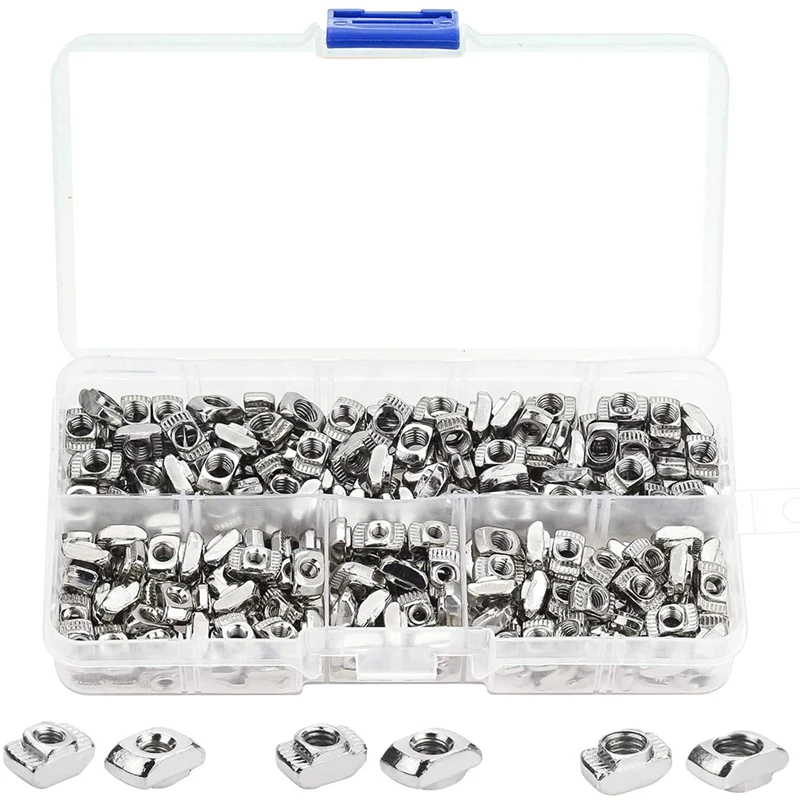

New 240 Pieces 2020 Series T Nuts, M3 M4 M5 T Slot Nut Assortment Kit