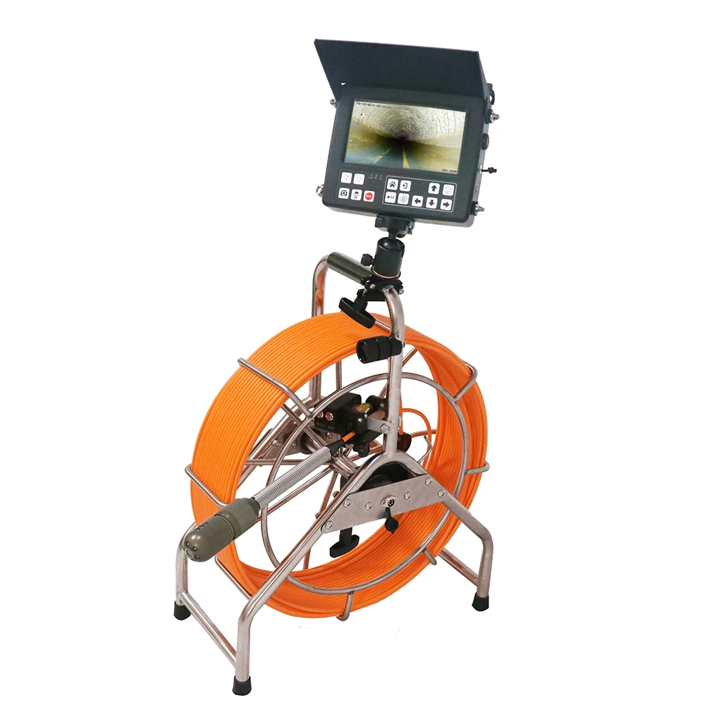 

Vicam dual view 360 degree rotation endoscope sewer video inspection camera with 512hz transmitter V8-3345DU