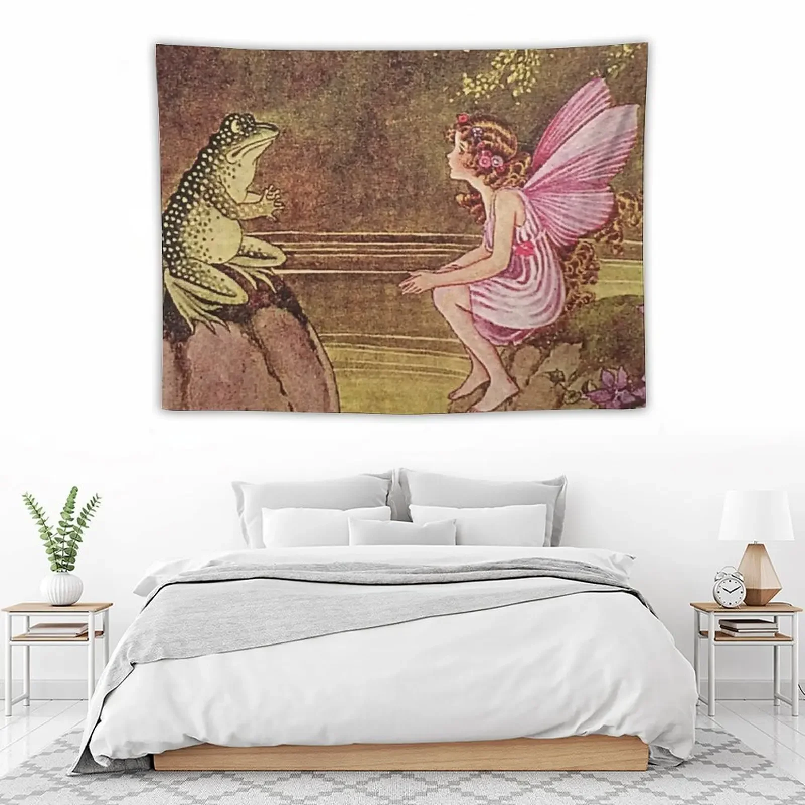 Гобелен с говорящими лягушками и феями Ида рентвул Outhwaite украшение для спальни