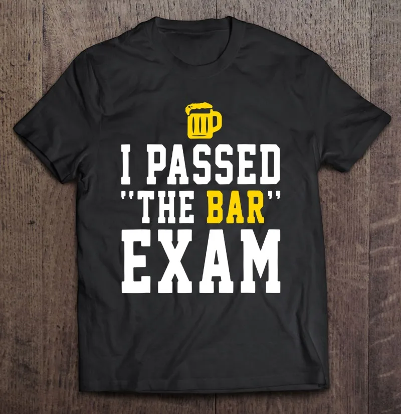 

Забавная Мужская Студенческая Футболка I Pass The Bar Exam Beer, Мужская футболка, футболка большого размера, футболки для мужчин, аниме одежда