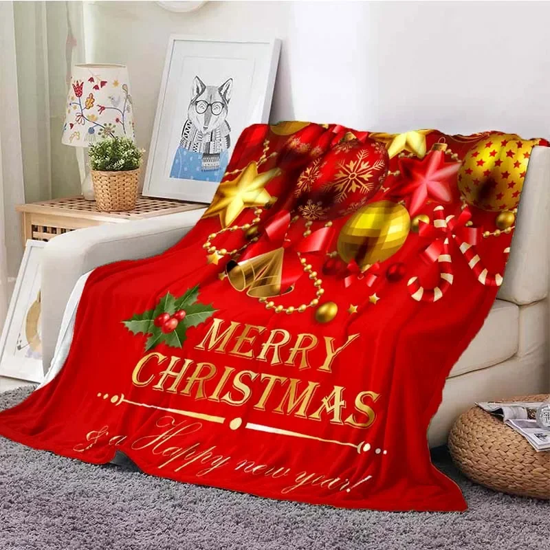 Одеяло с Рождеством одеяла Санта-Клауса фланелевое одеяло со снеговиком