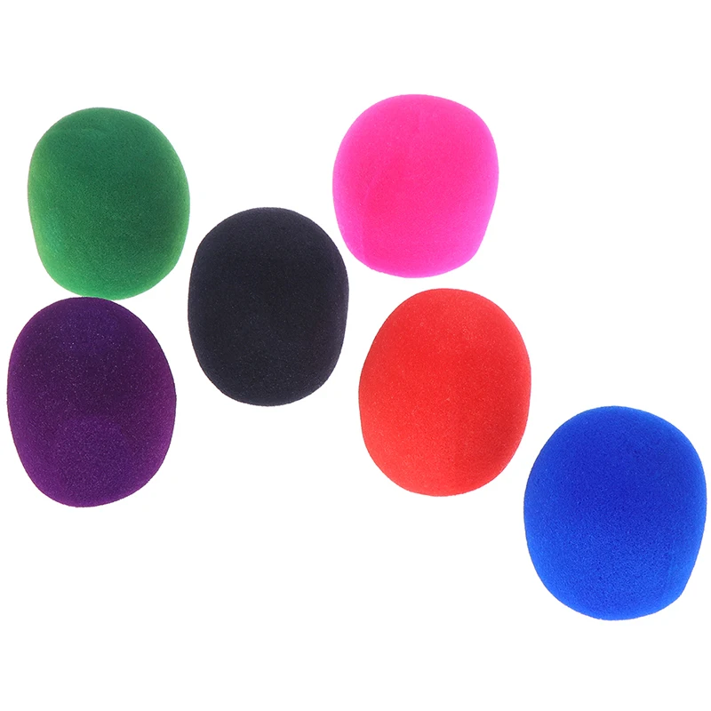 

5PC Microphone Headset Grill Windscreen Sponge Foam Cover For Recording Mic