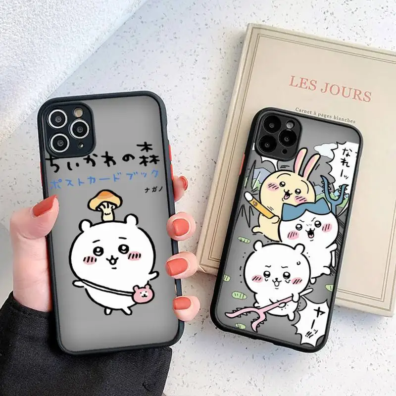 

Cute Chiikawa Animation Phone Case matte transparent For iphone 14 11 12 13 plus mini x xs xr pro max