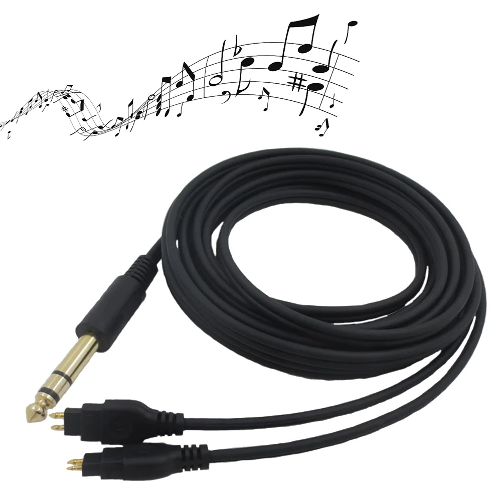 

For Senhai HD580 HD600 HD650 HD660 6.35mm Plug 3 Meters Earphone Cable High Quality Accessories Audio Cable