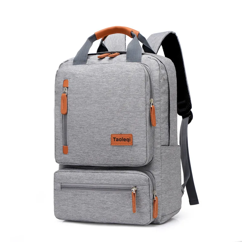 Повседневный деловой рюкзак для мужчин и женщин, легкая дорожная сумка для ноутбука из 2022 водонепроницаемой ткани «Оксфорд» с защитой от кр...
