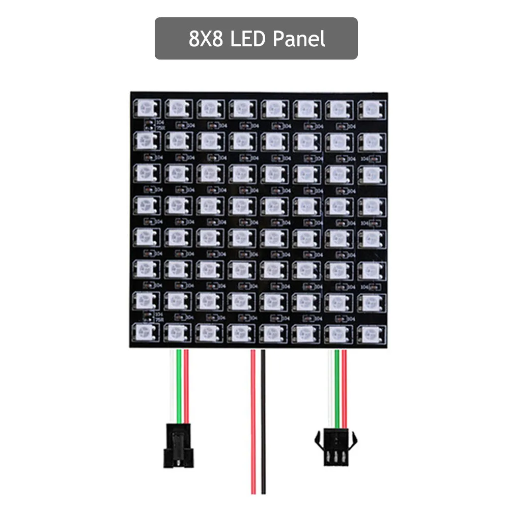 

Xnbada WS2812 RGB LED Цифровая Светодиодная Лента 8x8/16x16/8x32