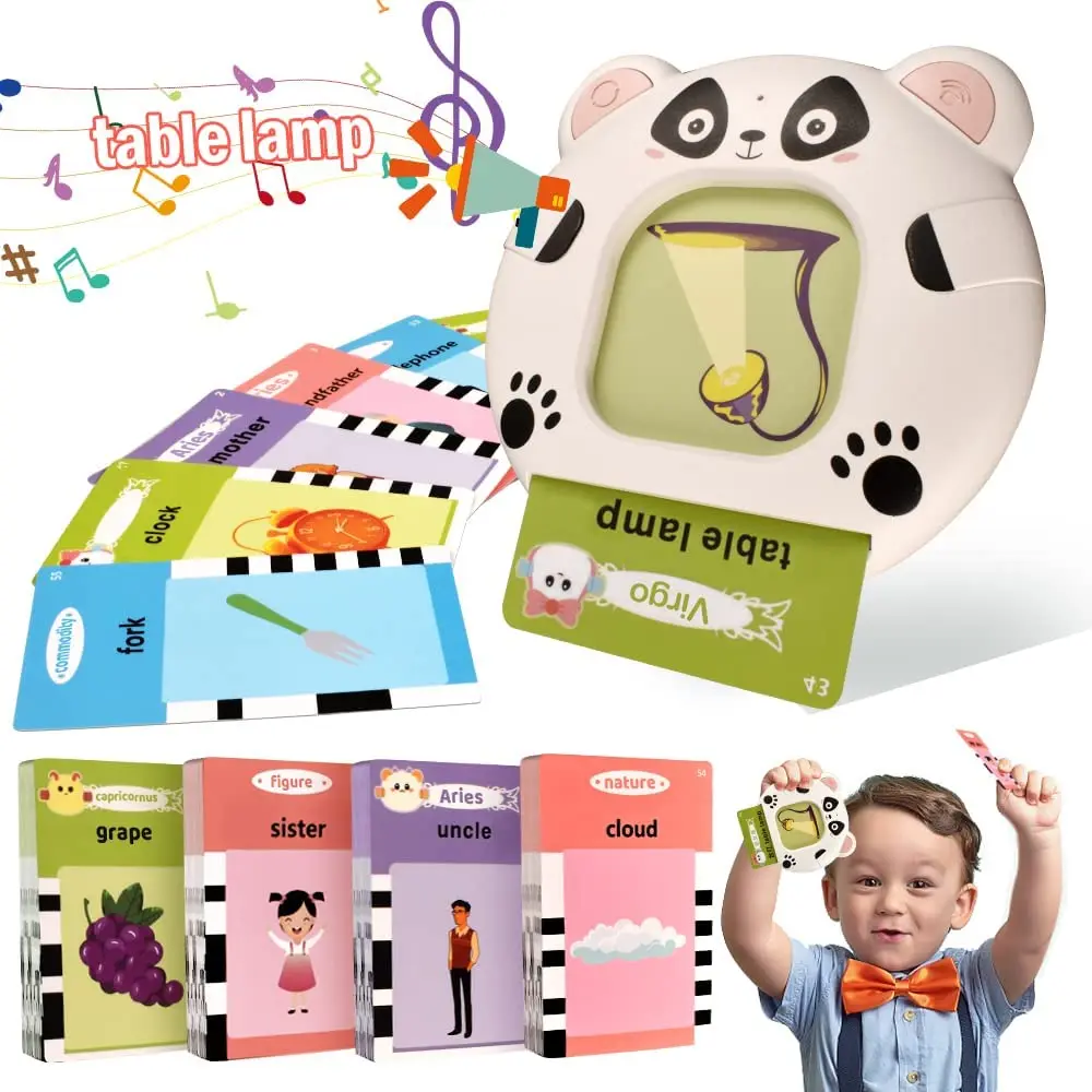 Flash Cards Learning Toys, Talking Flash Cards Toys for Preschool Kids, Toddlers Learning Toy Machine, Interactive Toys