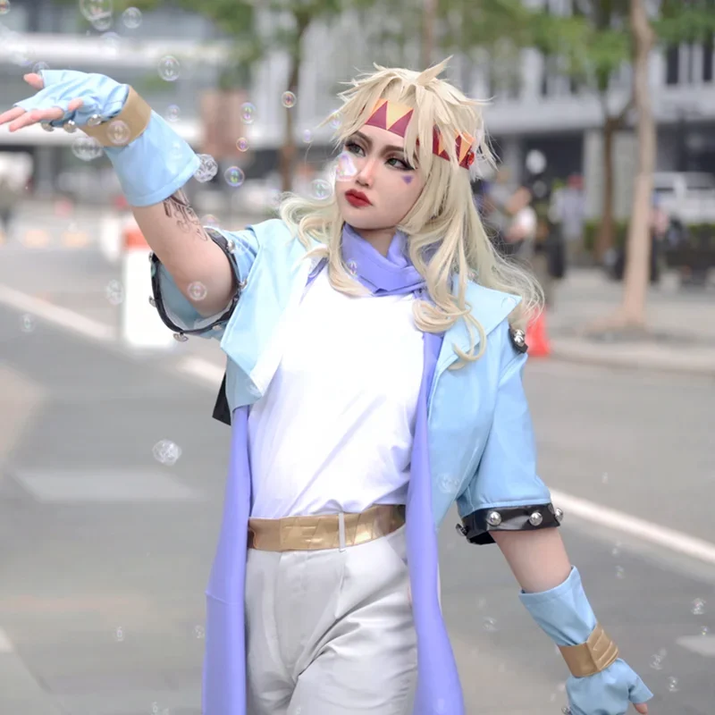 Костюм для косплея Цезарь Антоonio Zeppeli полный комплект женский стиль 110