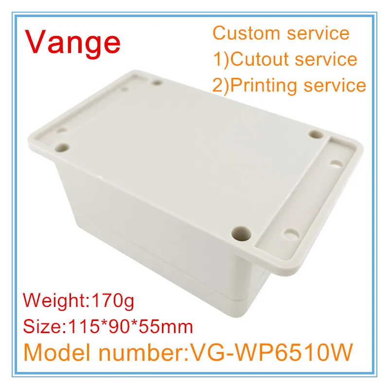 1 шт./лот Настенный монтажный выходной ящик 115*90*55 мм водонепроницаемый IP65