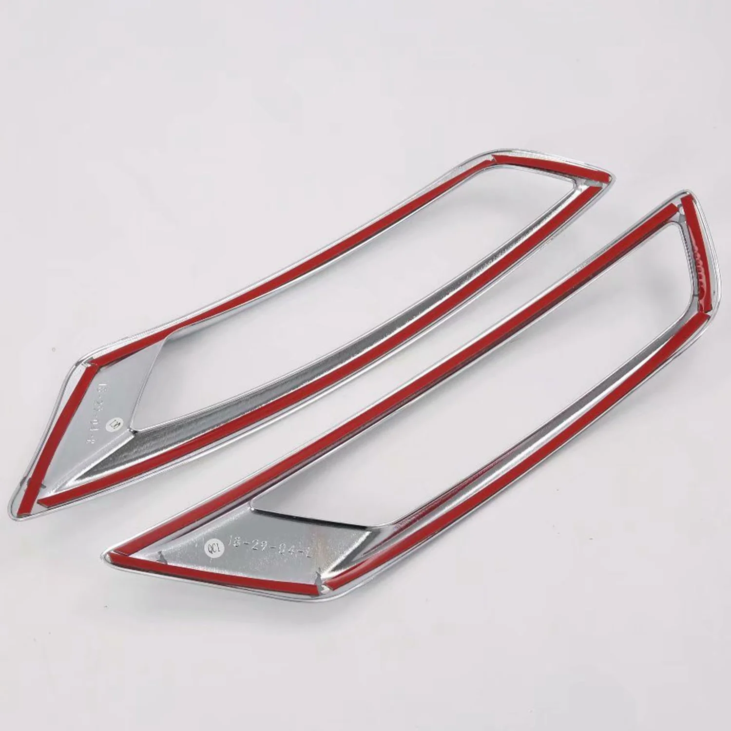 Автомобильный хромированный ABS задний отражатель противотуманная фара крышка