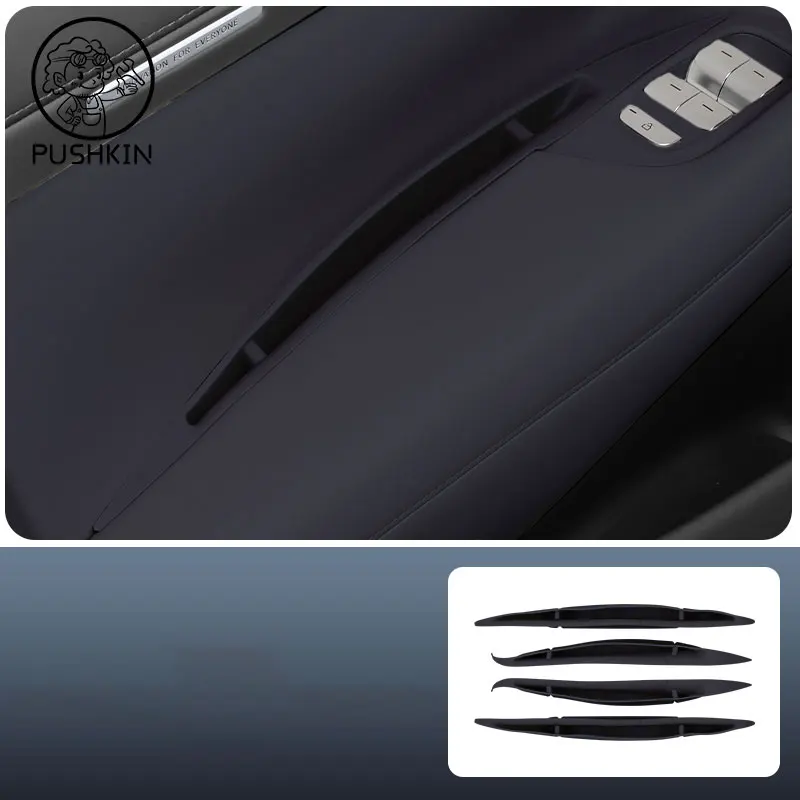 

Для Xiaomi YU7 2025 2026, лоток для дверной ручки автомобиля, ящик для хранения, силиконовый дверной коврик, защитный лоток, аксессуары