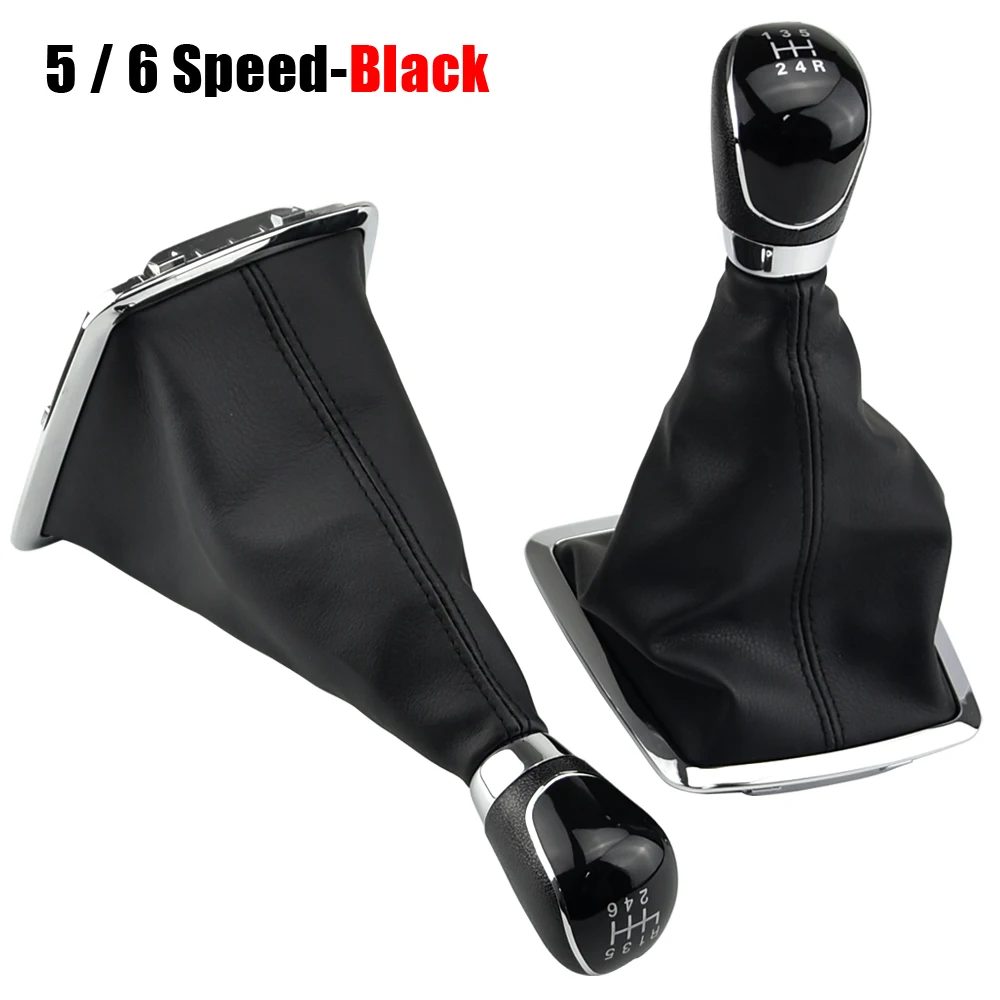 

Fit For Ford Focus 2 MK2 FL C-MAX 2006-2011 MK3 MK4 MK7 Galaxy 5/6 Speed Gear Shift Knob Lever Gaiter Boot Leather Cover