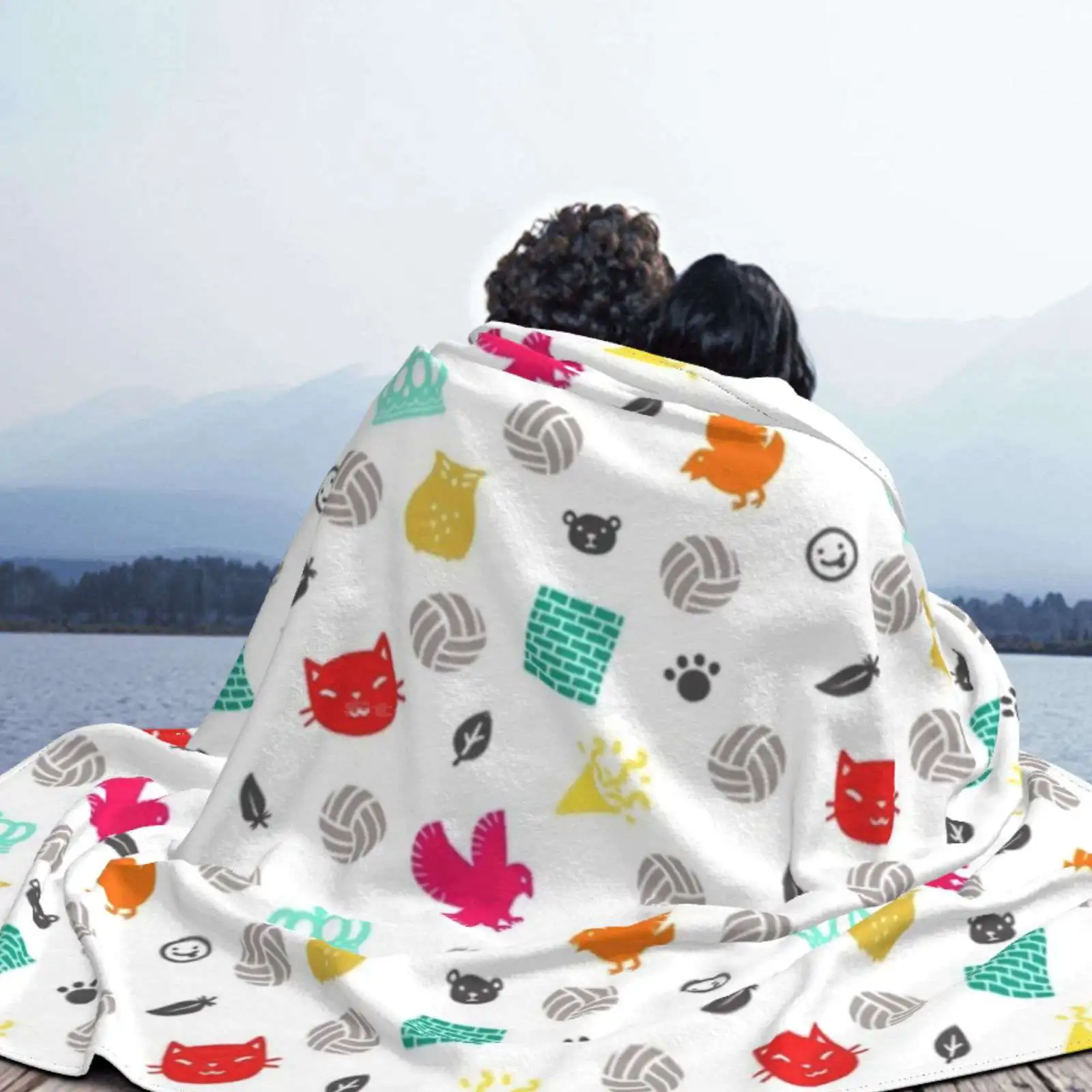 Волейбольное креативное дизайнерское удобное теплое фланелевое одеяло для