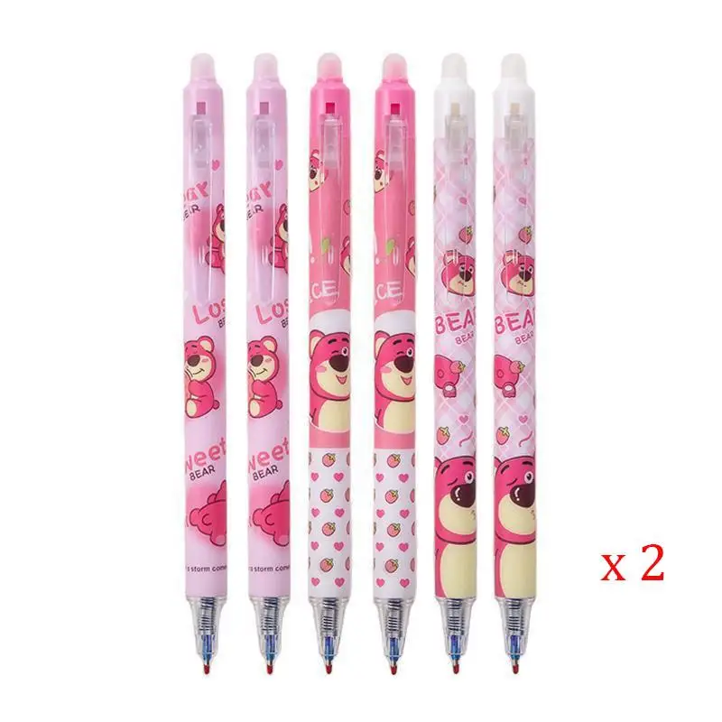 

Стираемые гелевые ручки розовый медведь 0,5 мм