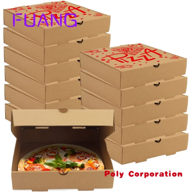 custom pizza box with logo printed  supply storage 6 7 8 10 12 14 16  inch
