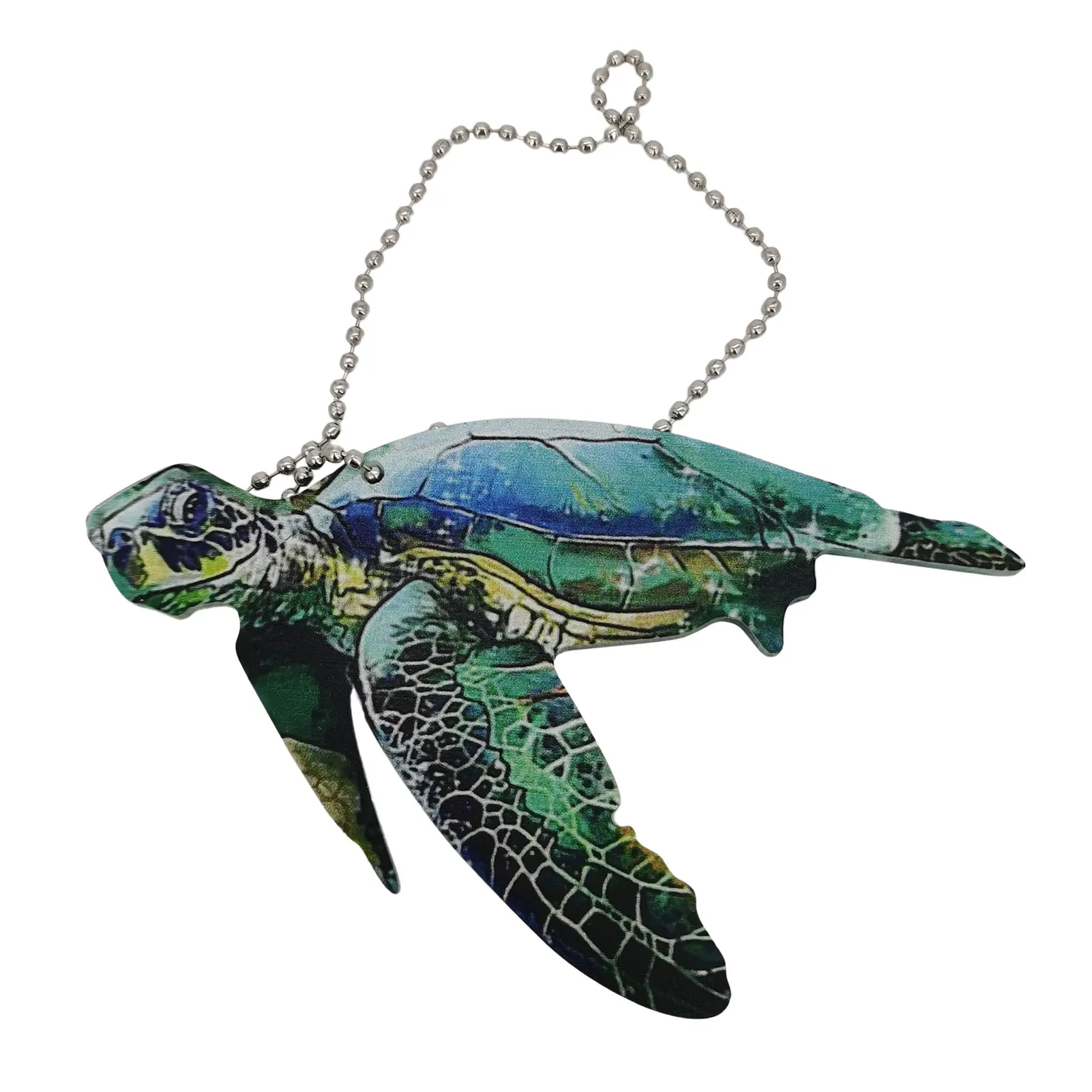 

Sea Turtle Ornament Sea Turtle Mom With Baby Hangings Ornament Cute Turtle Car Rear View Mirror Accessories Decorative Acrylic