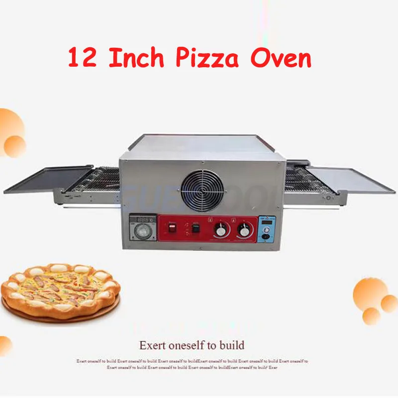 Электрическая конвейерная печь для пиццы коммерческая 12 дюймов 220 В большой