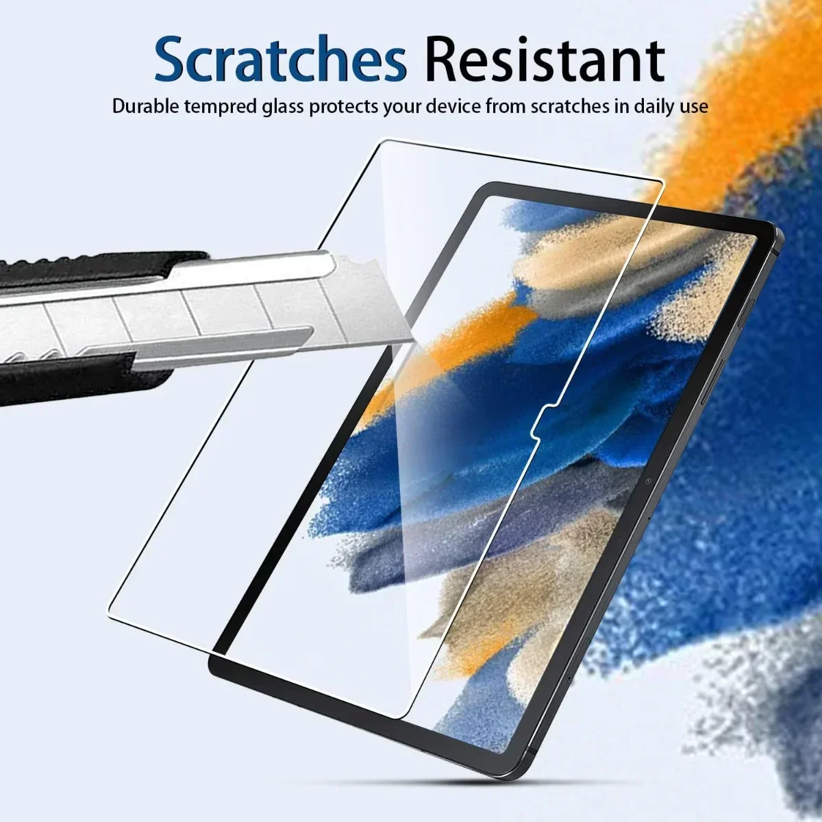 2 упаковки защитных стекол из закаленного стекла для Samsung Galaxy Tab A9 Plus A8 A7 Lite