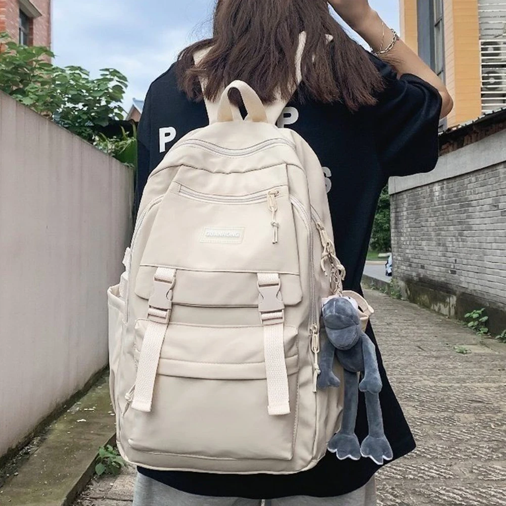 

Модный водонепроницаемый нейлоновый рюкзак для мужчин и женщин, школьный ранец для подростков, кавайная женская сумка для девушек и пар, до...