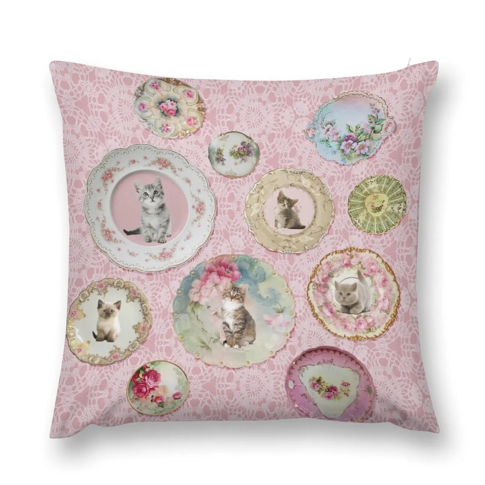 Школьная декоративная подушка Witchcraft с котенком и котом на мостике Umbridge