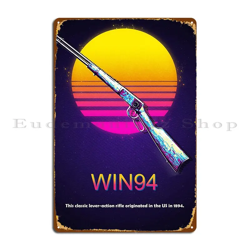 Win 94 оружия Xezyy металлические знаки классический паб ржавый клуб печатный