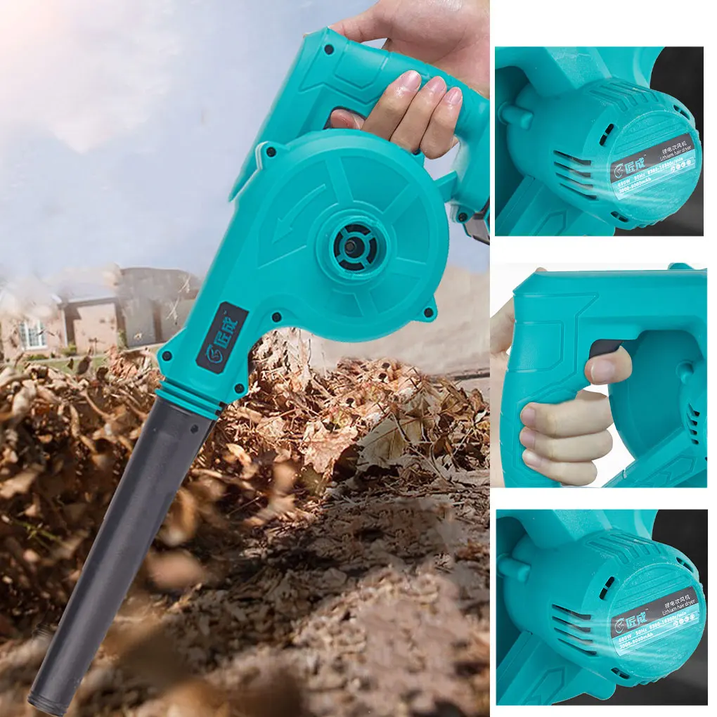 

High Power Handheld Leaves Cleaning Blower Backyard Patio Portable Rechargeable Cordless Air Blowers Dust Collector