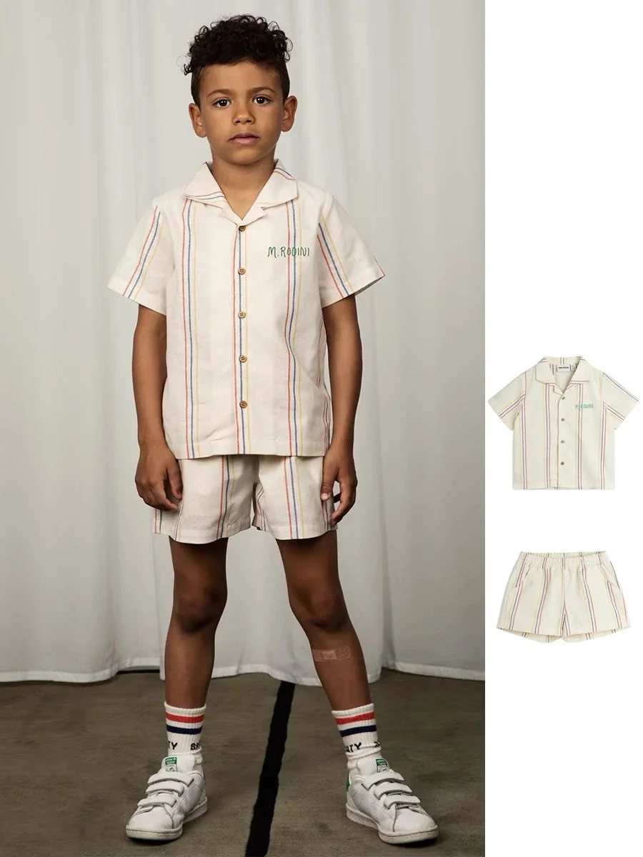 Детский хлопковый комплект из свитшота и брюк