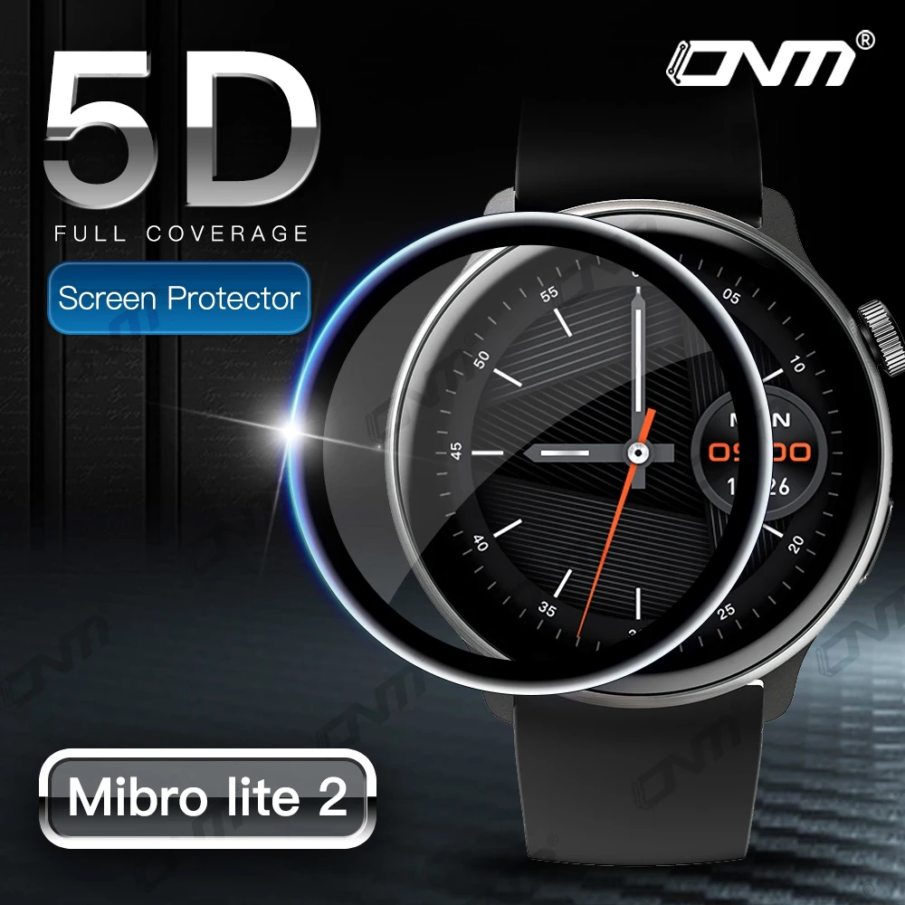 5D мягкая защитная пленка для Mibro lite 2 Защита экрана от царапин для Mibro lite 2 Аксессуары для умных часов не стекло