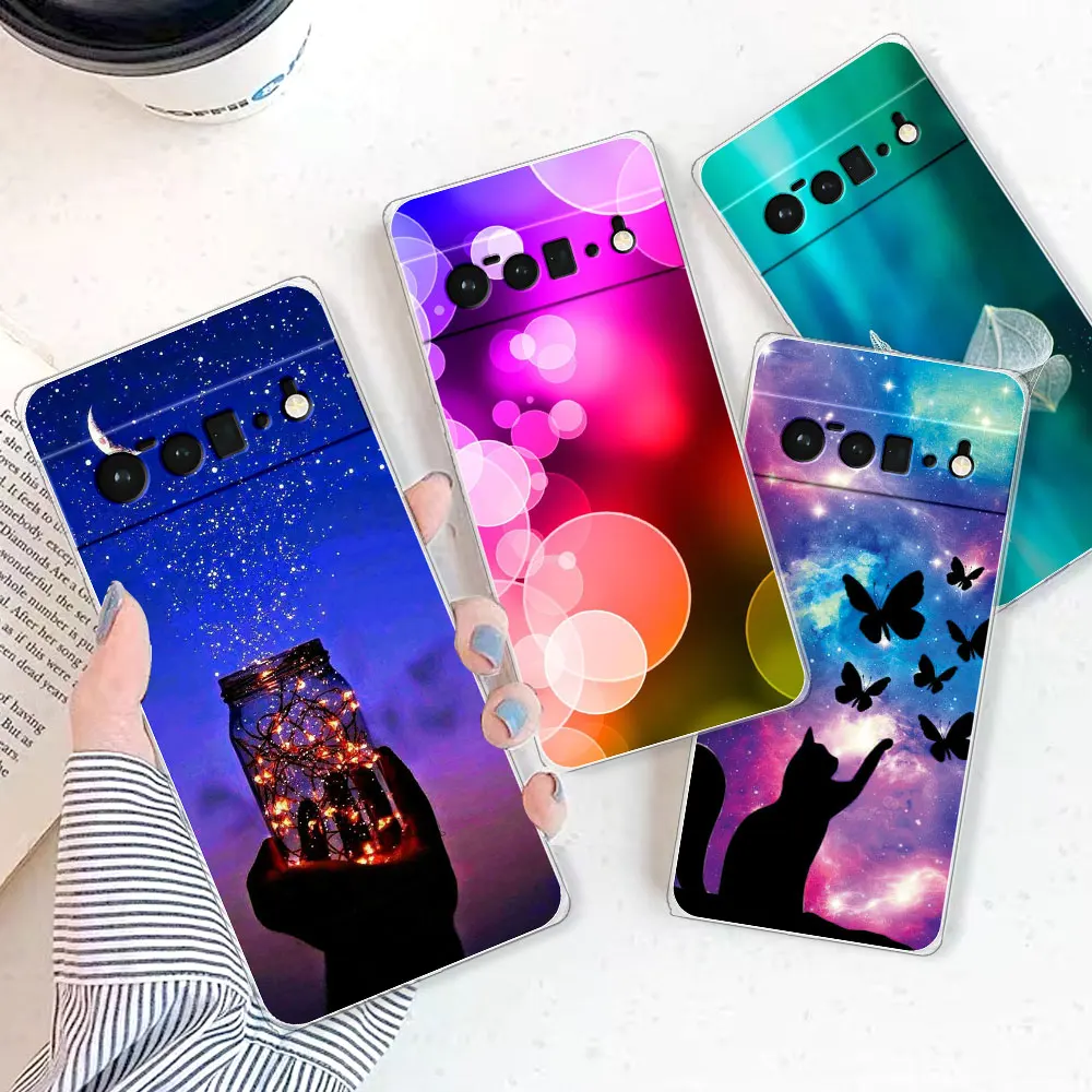 Фото Для Google Pixel 6 Чехол Pixel6 6A 6 Pro силиконовый мягкий ТПУ защитный чехол для Google Pixel 6A Pixel6A 6Pro чехол для телефона Чехол Чехлы №2
