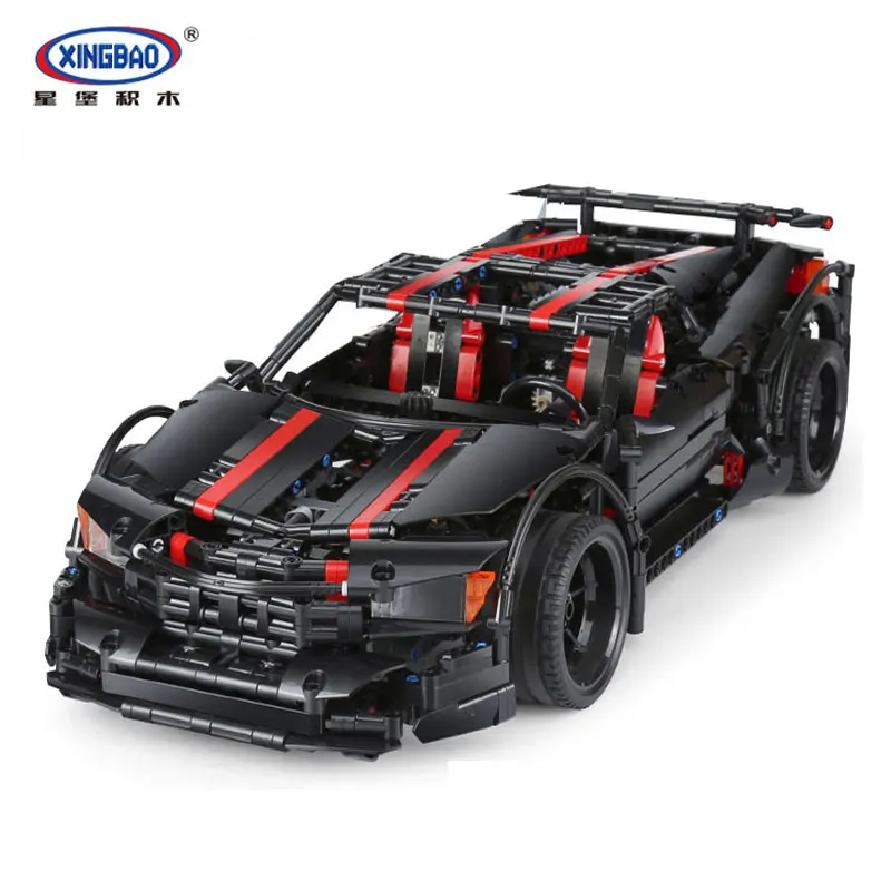 

Набор строительных блоков XingBao 07003, 1916 шт., креативная серия MOC, набор «убийца» X19, развивающие строительные блоки, кирпичи, игрушки, подарки