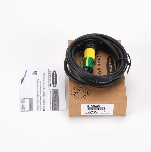 Оригинальный фотоэлектрический переключатель BANNER S18SN6D S18SP6D S18SN6DL S18SP6DL S18SN6L S18SP6L