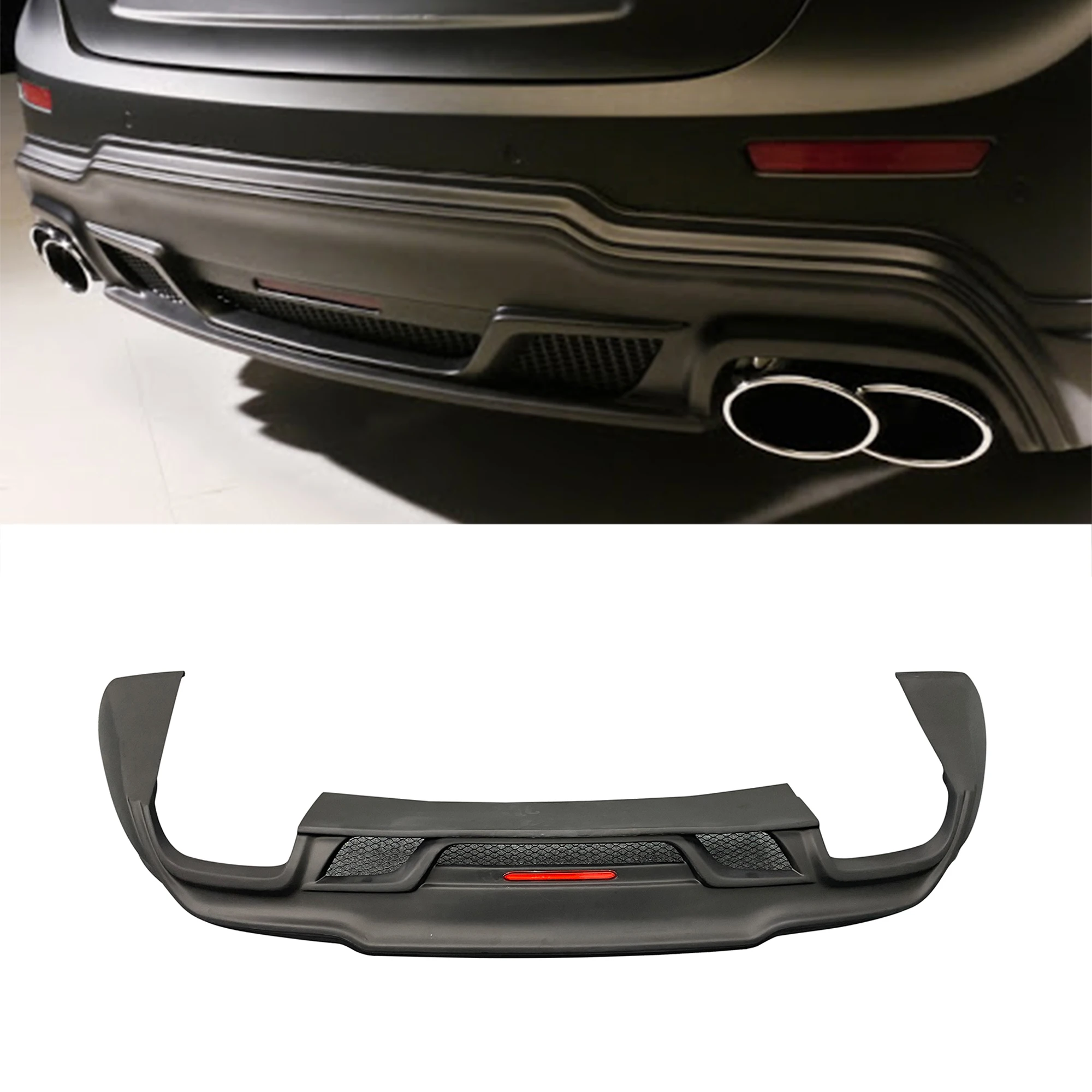 

High quality WALD style fiber glass rear bumper for Ghibli 2014-2016
