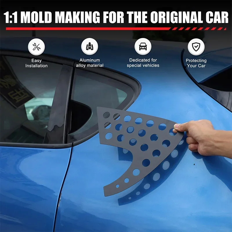 Для Seat Leon MK2 2008-2012 сотовый стиль автомобиля переднее и заднее окно треугольная