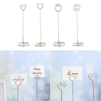 paper clamp wedding supplies rose gold desktop decoration photos clips place card table numbers holder clamps stand