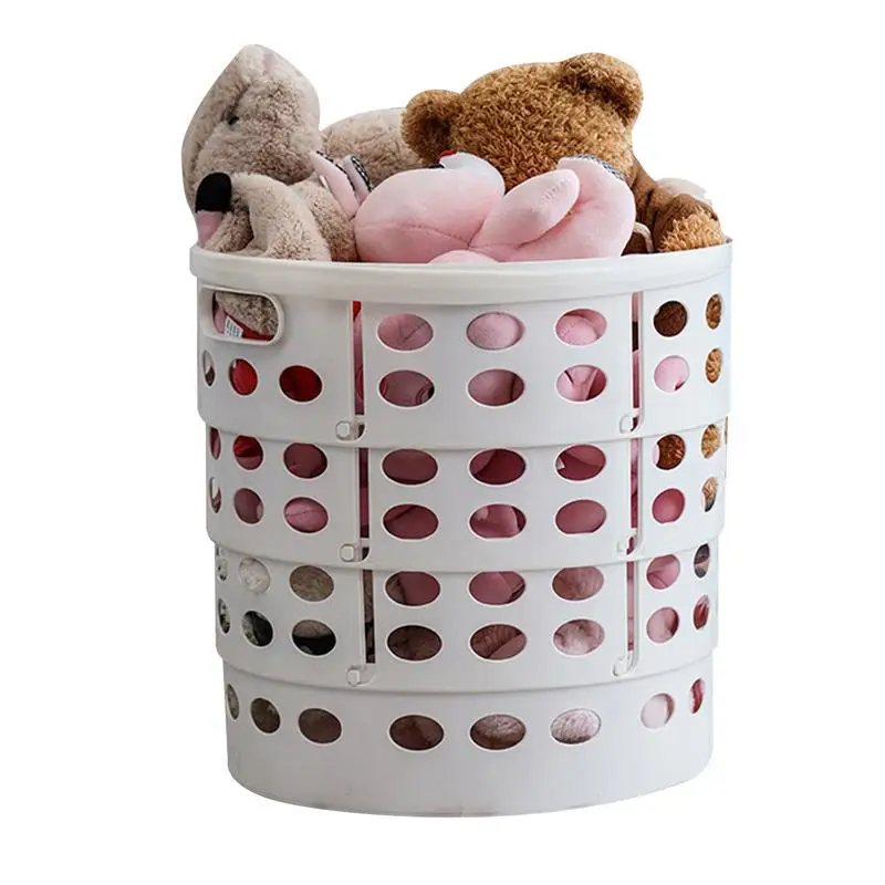 

Laundry Baskets Collapsible Handled Laundry Basket Storage Container For Children's Toys Building Blocks Towels Pet Supplies