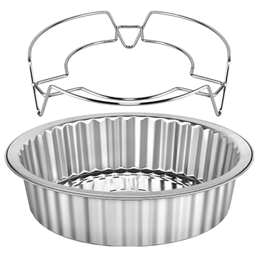 

Pot Steel Stainless Steamer Ramen Rack Cooking Metal Cooling Round Trivet Soup Corrugated Kitchen Pasta Noodle Wire