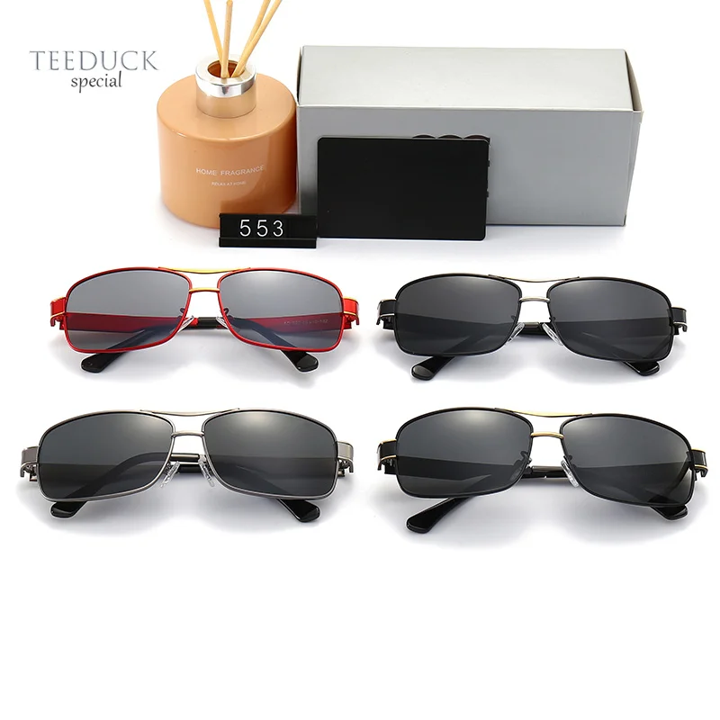 

Polarized Sunglasses AAA Men Luxury Brand Mirror Colors optical Women glasses Metal frame driving