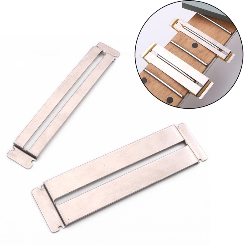 

Guitar Fingerboard Guards Protector with Fret Wire Sanding Stone Kit Guitar Repair & Luthier Tools Grinding Polish Tool