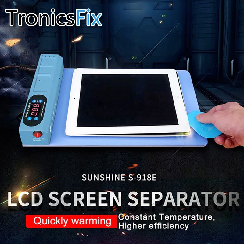 SUNSHINE S-918E LCD Screen Heating Splitter Heating Stage Separator Pad for IPhone IPad LCD Screen Separator Tool