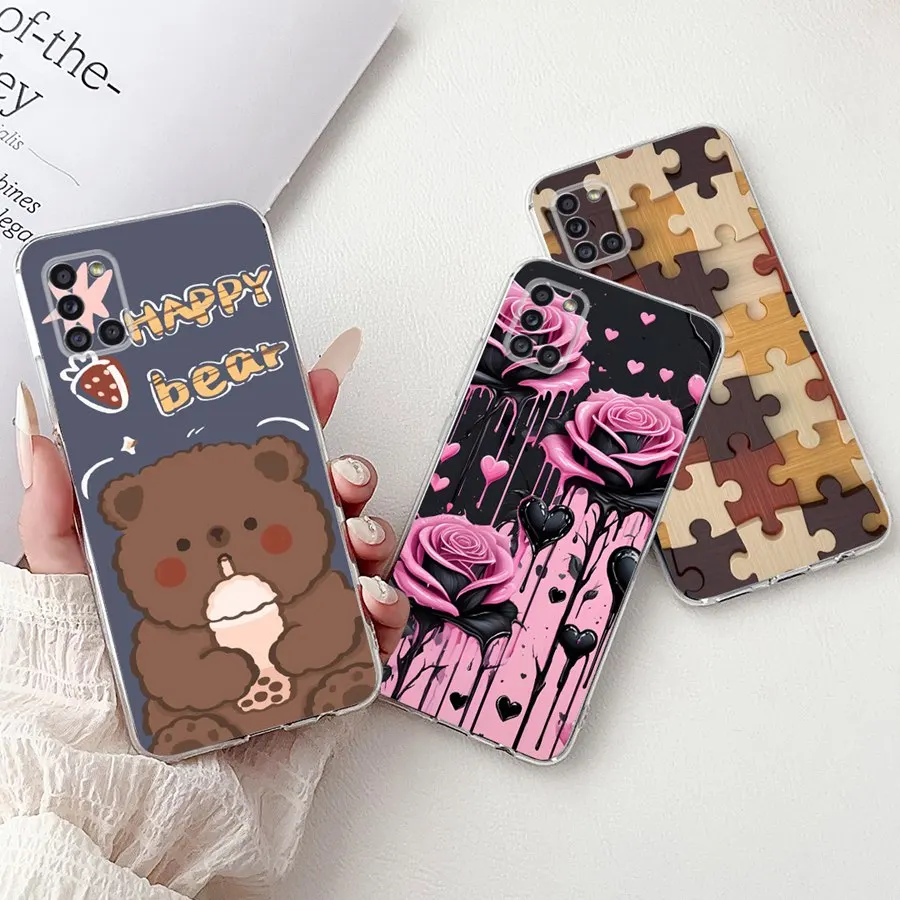 Чехол для Samsung Galaxy A31 SM-A315F/DS новый дизайн чехол из ТПУ A71 A51 A515F мягкий силиконовый A